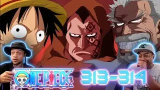 Luffy's Bloodline Is Beastly 😤💪🏽 One Piece Episodes 313 & 314 Reaction