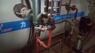 Componets in a steam boiler