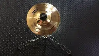 Kit Bateria Prato Zeus Hybrid Splash 08 Zhs8 Teste de Som
