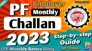 PF Monthly Return in EPFO Generate ECR challan Return filing by Employer #1stvideo