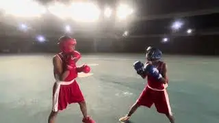 Rupendra Singh Athia Flyweight (Blue) vs Shivang Bantamweight (Red) Practice Boxing Bout