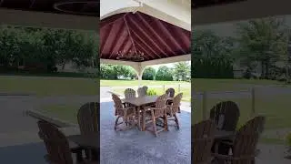 We will transform your backyard with our outdoor structures #backyardmakeover #pavilion