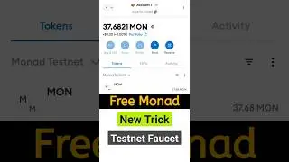 How To Get Free Monad Testnet Faucet | Monad Faucet trick Testnet Token Metamask Wallet Me kaise len