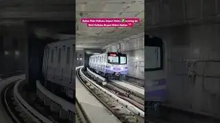 Dalian Rake Kolkata Airport Metro ✅ arriving Jai Hind Kolkata Airport Metro Station ❤️