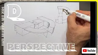 How to Draw 3D Letters in Perspective ✏️ | Easy Drawing Tutorial