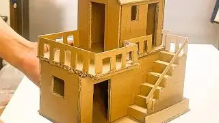 Easy Cardboard House 🏡 DIY – Step-by-Step