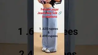👇 Buy link caption me hai 🔗 #BlueJeans #WideLegJeans #DenimVibes #GirlsStyle#blue