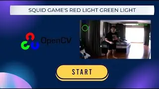 Red Light Green Light Squid Game Computer Vision Project using Python