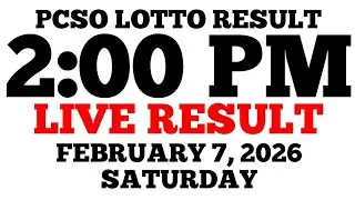 Lotto Result Today 2:00 PM Draw February 7, 2026 Saturday PCSO LIVE Result