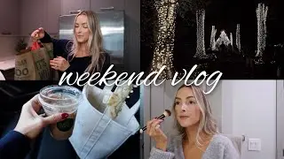 Покупки в Costco и Whole Foods, подготовка к выходу, последние штрихи, рождественские гирлянды, п...