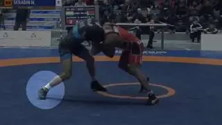 Bajrang Punia Technique: Cross Ankle Pick to Shelf Finish