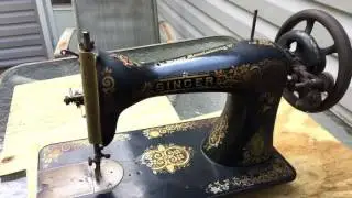 Singer 115 Treadle Sewing Machine Restoration Video #1