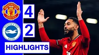 Manchester United vs Brighton 4-2 Highlights | Mateus Cunha Goal 