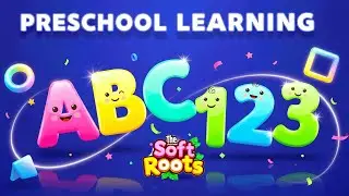 Preschool Learning activities for 3 year olds at home | Learn ABC Phonics Shapes Numbers Colors 🌈