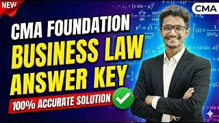 CMA Business Law December 2025 Exam | Check Your Answers Now | AKCA