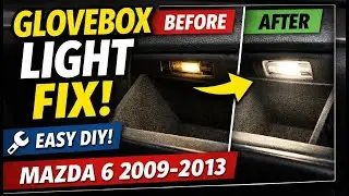 Как заменить лампочку в бардачке | Mazda 6 (2009&ndash;2013) Самостоятельный ремонт освещения салона