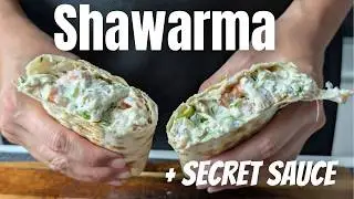 Homemade Chicken Shawarma Recipe with Authentic Sauce