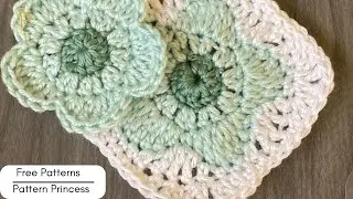 Easy 5-Petal Daisy Flower Granny Square | Step-by-Step Crochet Tutorial