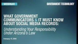 Social Media is a Public Record in Arizona [Webinar]