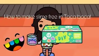 How to make slime for free in Toca life world!