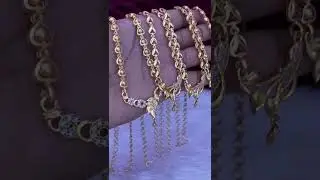 One Gram Gold  Necklace Chain RS  580+S WhatsApp no. 6383051067.
