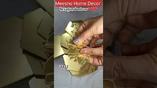 Hexagonal mirror from meesho#trending #meesho #meeshohaul #viralshorts #song