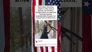 Why Soldiers Check Behind After Firing a Shot? #solider #military