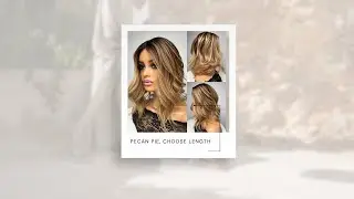 'PECAN PIE' &bull; Choose Length &bull; Blonde/Toffee/Caramel Mix Hair Topper
