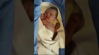 My lovely newborn baby with a beautiful face after birth 😍#newborn