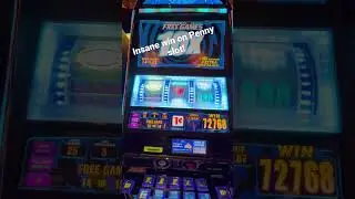 HUGE win on penny slots!
