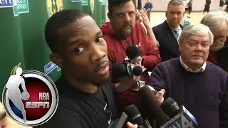 [FULL] Eric Bledsoe isn't interested in questions about Terry Rozier | NBA on ESPN