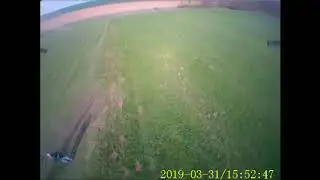 Drohnen Flug am Flugplatz