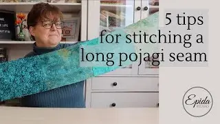 Five tips for stitching a long pojagi seam