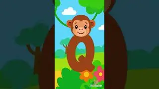 Monkey ABC Song 🐵🔠 | Learn Uppercase Alphabet A-Z | Fun Animal ABC Song for Kids | Bimbleyboo