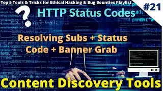 #21 Resolving Subs + Status Code + Banner Grab | Learn HTTP Status Codes 