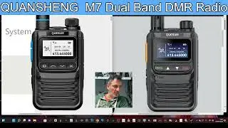 Quanshen M7 Dual Band - DMR ANALOGUE Ham Radio