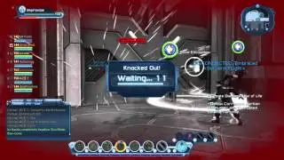 DCUO - Funny Wipe in Blackest Night!