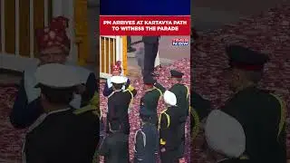Republic Day: Prime Minister Modi Arrives At Kartavya Path In Delhi To Witness The Parade #shorts