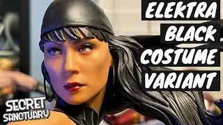Elektra Black Costume Variant from Sideshow Review.  First on YouTube!