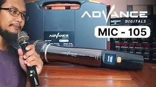 Soundcard V8 Paling Cocok Pakai Mic ini | Microphone Wireless Advance Digitals MIC - 105 Review