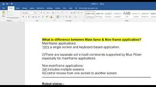 RPA-UIPATH- Interview  Q & A-Session 84