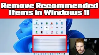 how to remove recommended items in windows 11