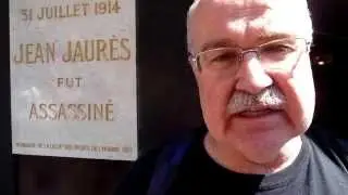 rassemblement intersyndical Jaur&egrave;s 3107 2014 ITW Paco Audije journaliste FEJ