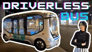 Driverless bus in Guangzhou, China
