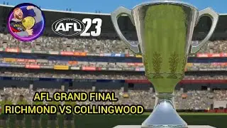 AFL 23 FULL AFL GRAND FINAL - COLLINGWOOD VS RICHMOND - CUSTOM SEASON MODE