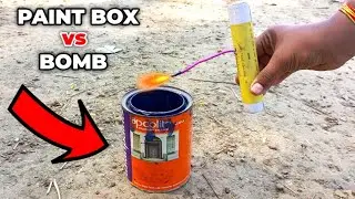 EXPERIMENT : How Strong Is The Paint Box? | PowerTest