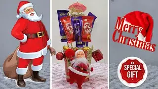 Gift Making Idea For Christmas 2023 | Christmas Chocolate Gift Hamper | Chocolate Bouquet #christmas