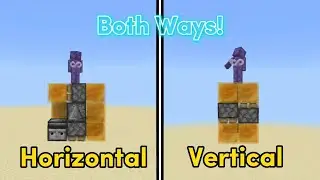 The EASIEST two way flying machines for Minecraft bedrock 1.21!