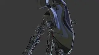 Armed drone concept animation in Autodesk 3ds Max