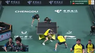Anders Eriksson & Kristian Karlsson vs Chan Baldwin & Wong Chun Ting - ITTF  World Cup 2024